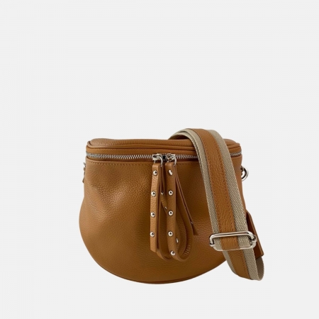 ANNA CUOIO - Borsa a tracolla in vera pelle