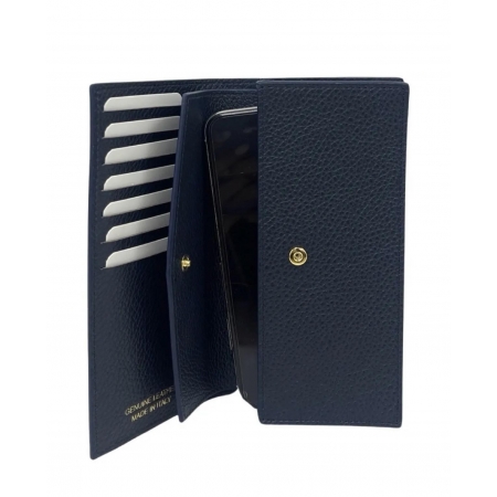 PORTAFOGLIO MAYA - BLU