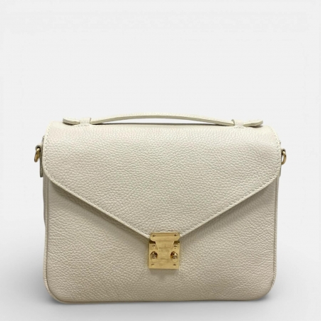 ADELINE MAXI PANNA - Borsa a tracolla in vera pelle